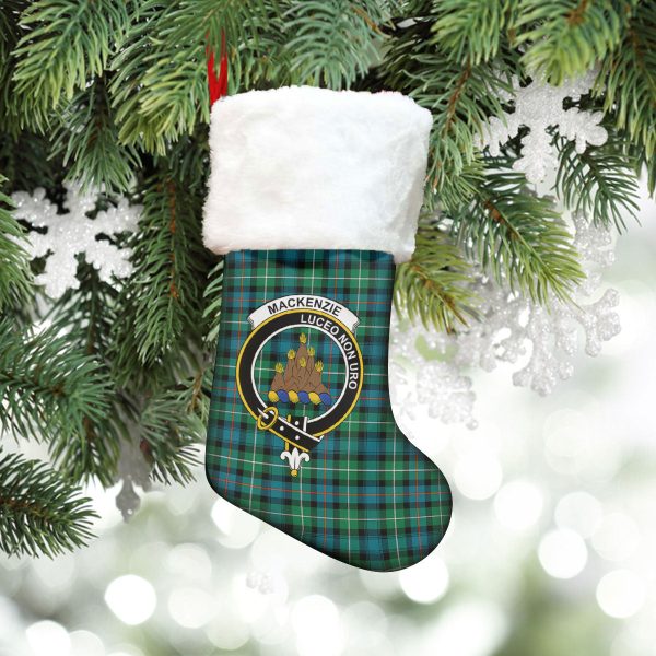 MacKenzie Ancient Tartan Crest Christmas Stocking on Sale - Image 5