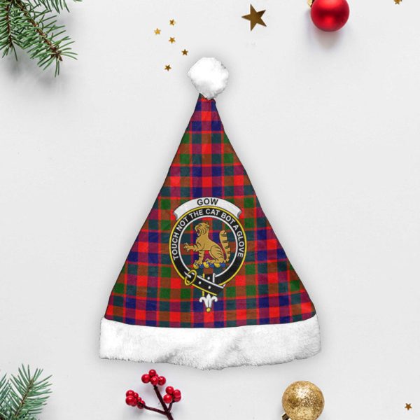 Gow (or McGouan) Tartan Crest Christmas Hat Cheap - Image 3