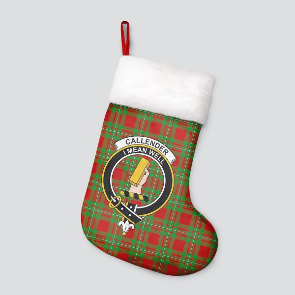 Callender Tartan Crest Christmas Stocking Fashion - Image 4