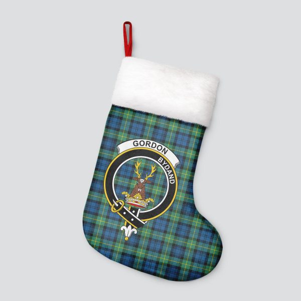 Gordon Ancient Tartan Crest Christmas Stocking Fashion - Image 4