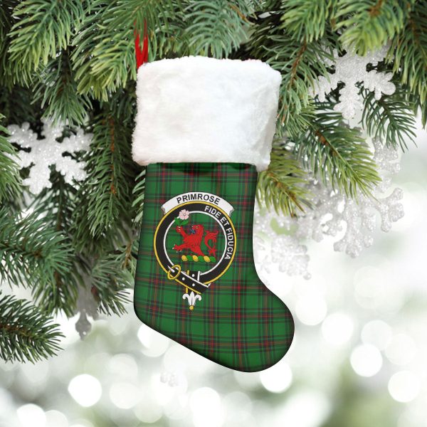 Primrose Tartan Crest Christmas Stocking Discount - Image 5