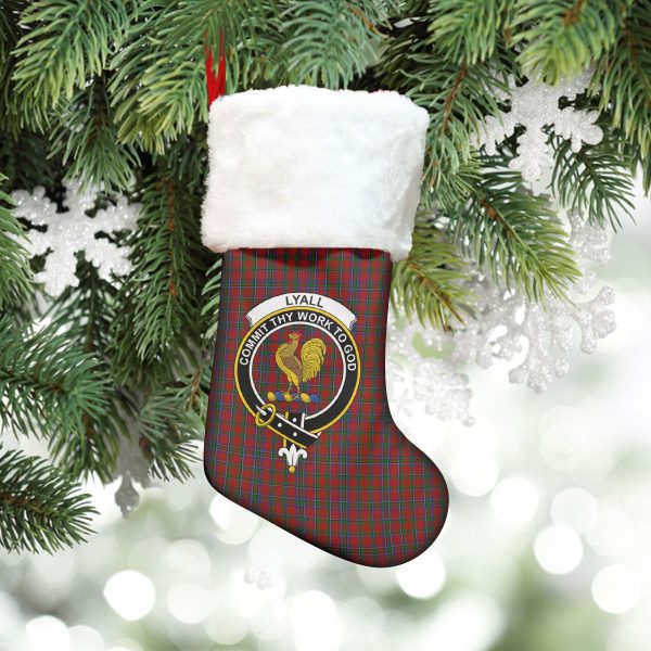 Lyall Tartan Crest Christmas Stocking Discount - Image 5