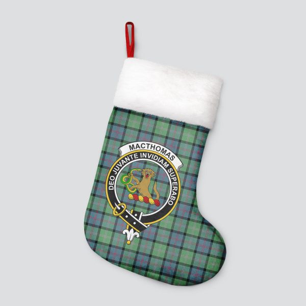 MacThomas Ancient Tartan Crest Christmas Stocking Fashion - Image 4