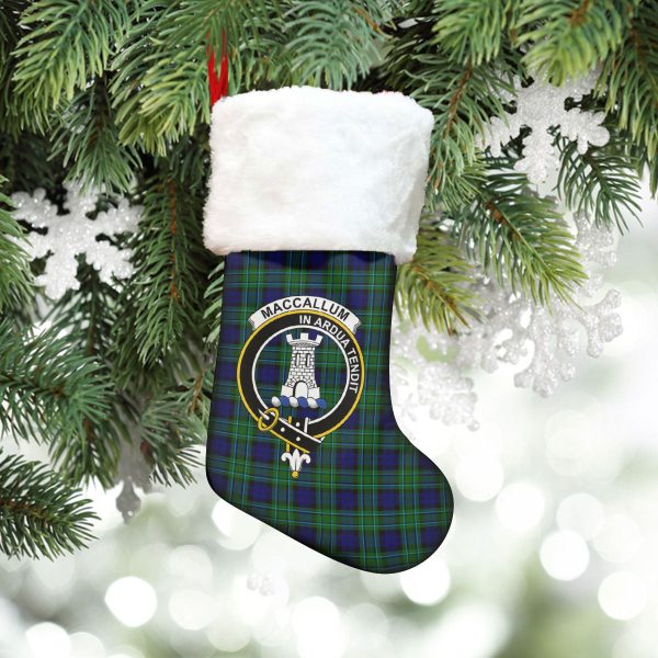 MacCallum Modern Tartan Crest Christmas Stocking For Cheap - Image 5
