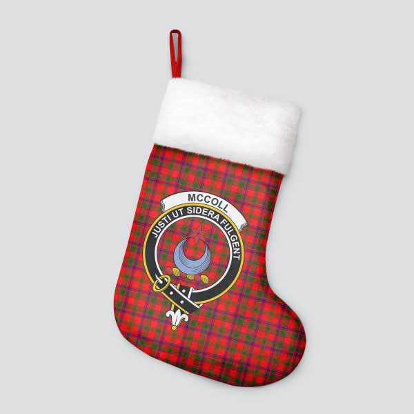 McColl Tartan Crest Christmas Stocking For Sale - Image 4