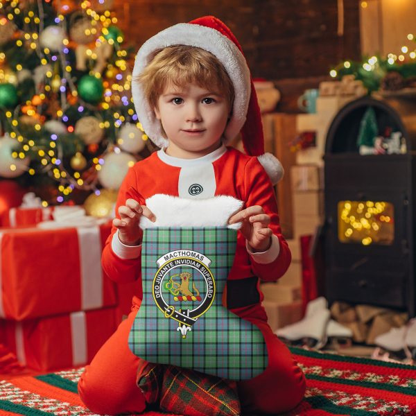 MacThomas Ancient Tartan Crest Christmas Stocking Fashion