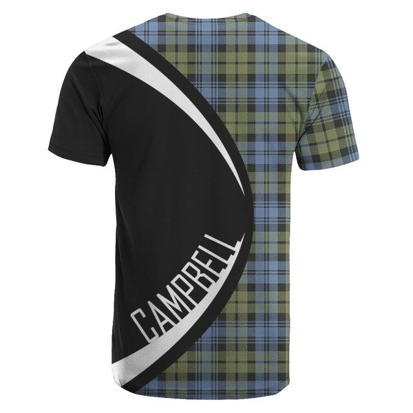 Campbell Faded Tartan Crest T-shirt - Circle Style Hot on Sale - Image 2