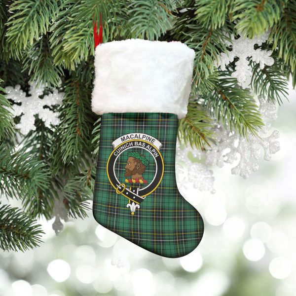 MacAlpine Ancient Tartan Crest Christmas Stocking Sale - Image 5