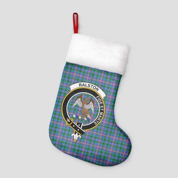 Ralston Tartan Crest Christmas Stocking Fashion - Image 4