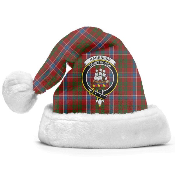 Harkness Dress Tartan Crest Christmas Hat For Sale - Image 2