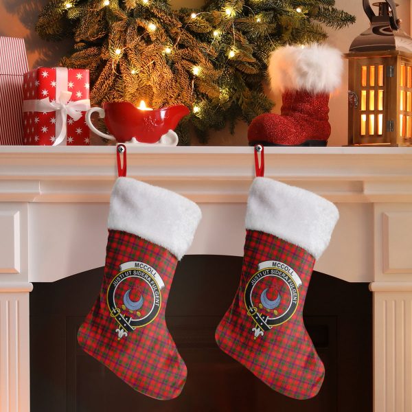 McColl Tartan Crest Christmas Stocking For Sale - Image 2