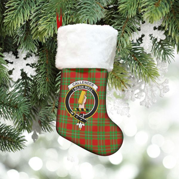 Callender Tartan Crest Christmas Stocking Fashion - Image 5