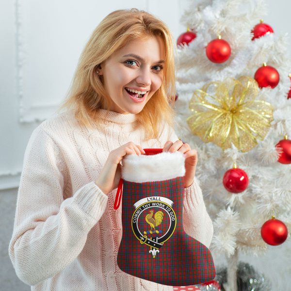 Lyall Tartan Crest Christmas Stocking Discount - Image 3