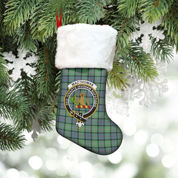 MacThomas Ancient Tartan Crest Christmas Stocking Fashion - Image 5