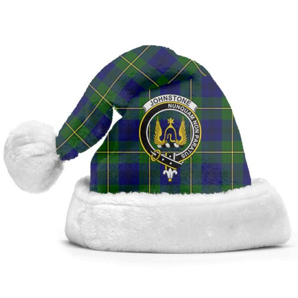 Johnstone Modern Tartan Crest Christmas Hat For Cheap - Image 2