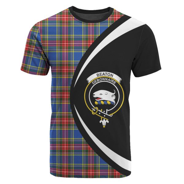 Beaton Modern Tartan Crest T-shirt - Circle Style Supply