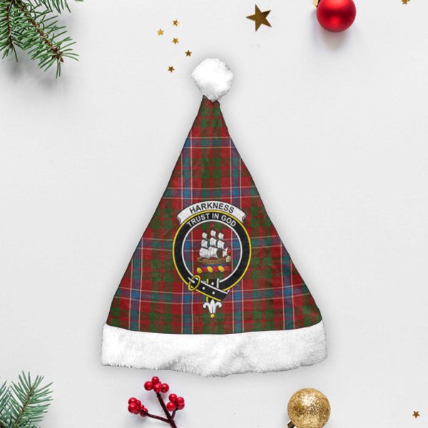 Harkness Dress Tartan Crest Christmas Hat For Sale - Image 3