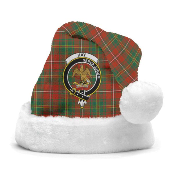 Hay Ancient Tartan Crest Christmas Hat For Discount