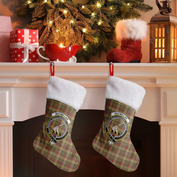 MacMillan Old Weathered Tartan Crest Christmas Stocking Fashion - Image 2