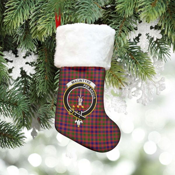MacIntyre Modern Tartan Crest Christmas Stocking Supply - Image 5