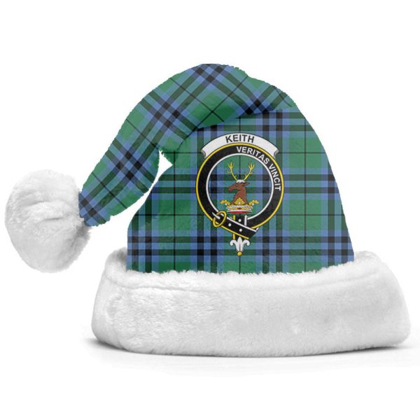 Keith Ancient Tartan Crest Christmas Hat For Discount - Image 2