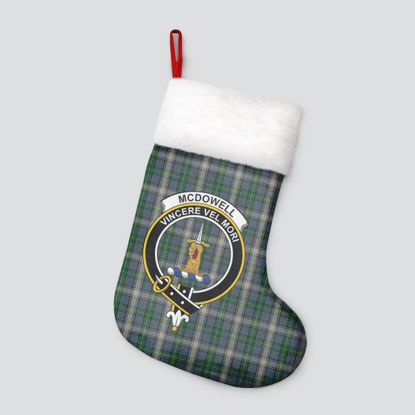 McDowell (MacDowell) Tartan Crest Christmas Stocking Discount - Image 4