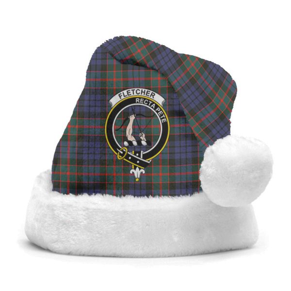 Fletcher of Dunans Tartan Crest Christmas Hat Discount