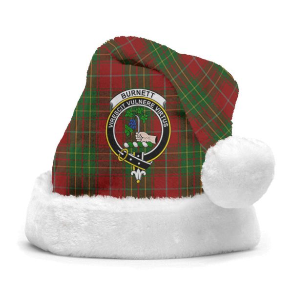 Burnett Tartan Crest Christmas Hat For Cheap