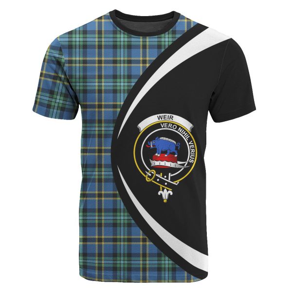Weir Ancient Tartan Crest T-shirt - Circle Style Sale