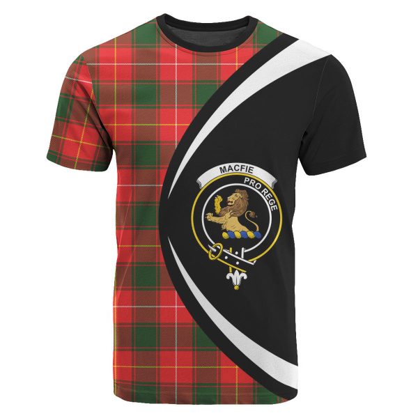 MacFie Tartan Crest T-shirt - Circle Style Sale