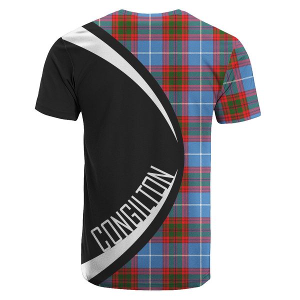 Congilton Tartan Crest T-shirt - Circle Style Online - Image 2