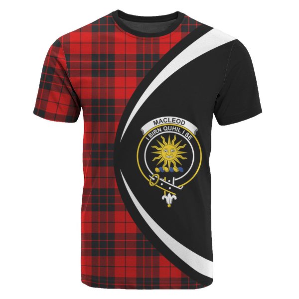 MacLeod of Raasay Tartan Crest T-shirt - Circle Style For Discount