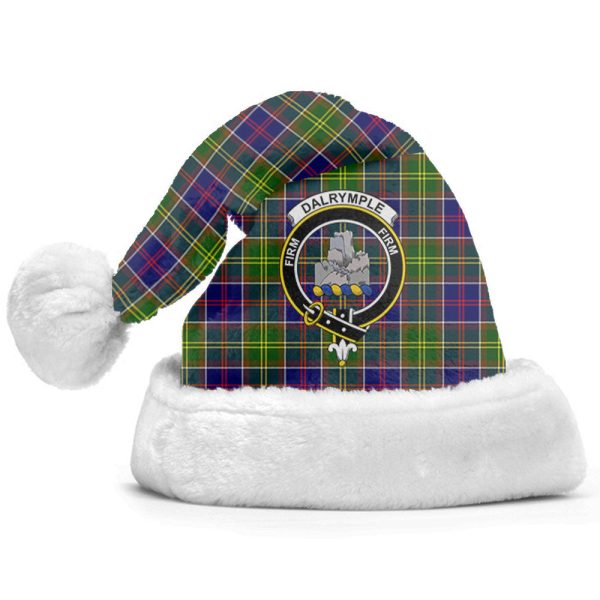 Dalrymple Tartan Crest Christmas Hat Fashion - Image 2