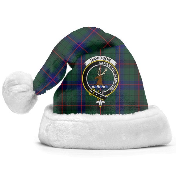 Davidson Modern Tartan Crest Christmas Hat Cheap - Image 2