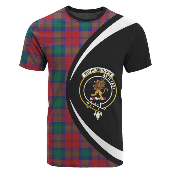 Fotheringham Tartan Crest T-shirt - Circle Style For Discount