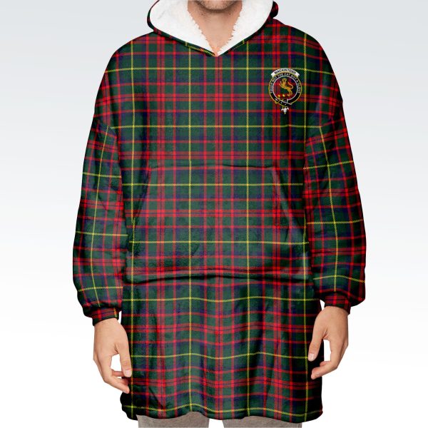 MacKintosh Hunting Modern Tartan Hoodie Blanket For Sale - Image 2