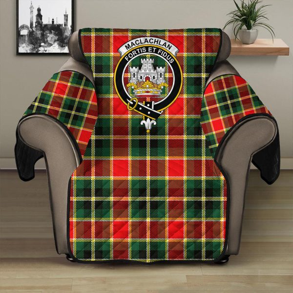 MacLachlan Hunting Modern Tartan Crest Sofa Protector Online Hot Sale
