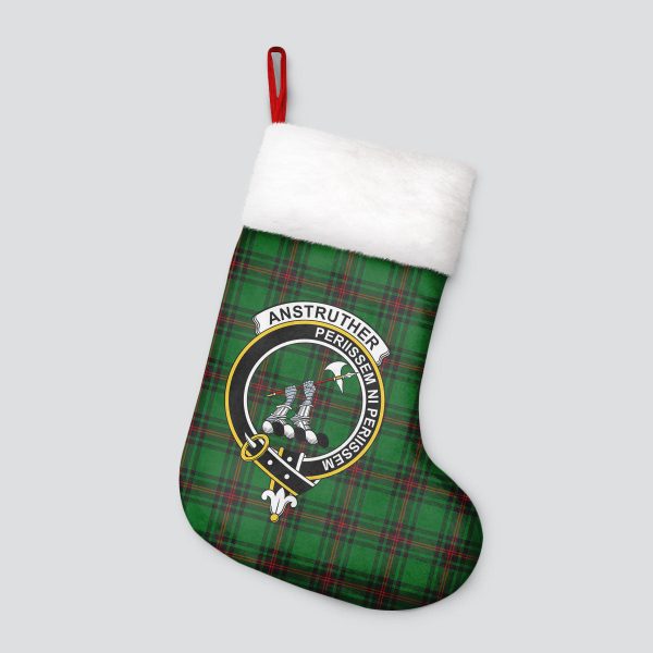 Anstruther Tartan Crest Christmas Stocking For Cheap - Image 4