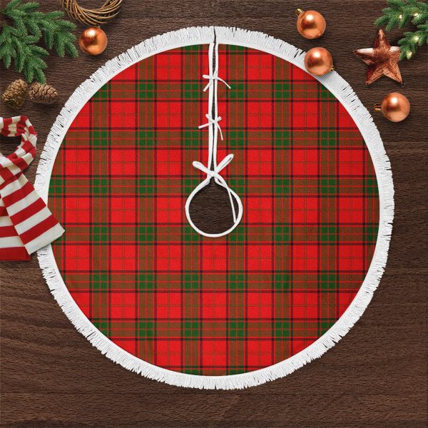 Adair Modern Tartan Christmas Tree Skirt For Discount