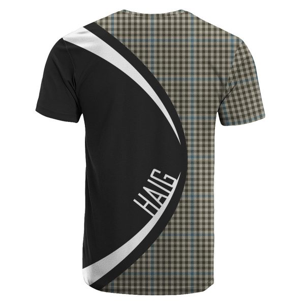 Haig Check Tartan Crest T-shirt - Circle Style on Sale - Image 2
