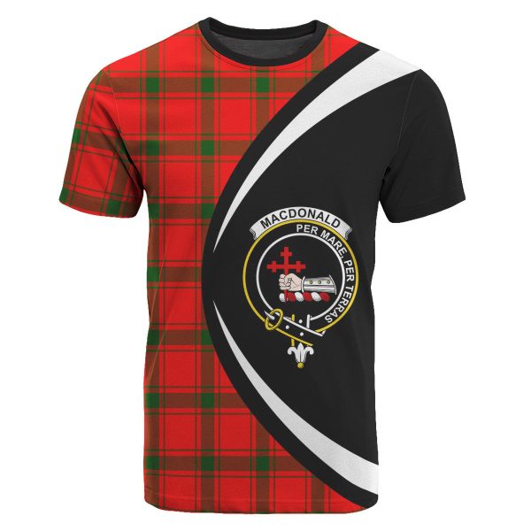 MacDonald of Sleat Tartan Crest T-shirt - Circle Style For Cheap