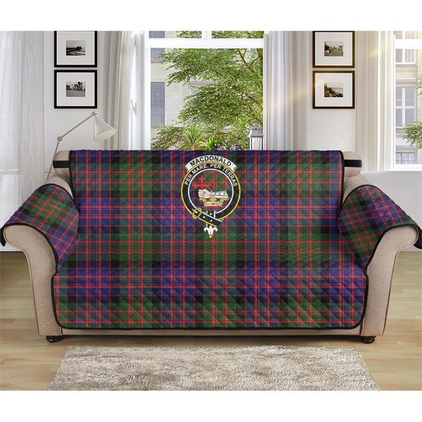 MacDonald Lord of the Isles Hunting Tartan Crest Sofa Protector on Sale - Image 3