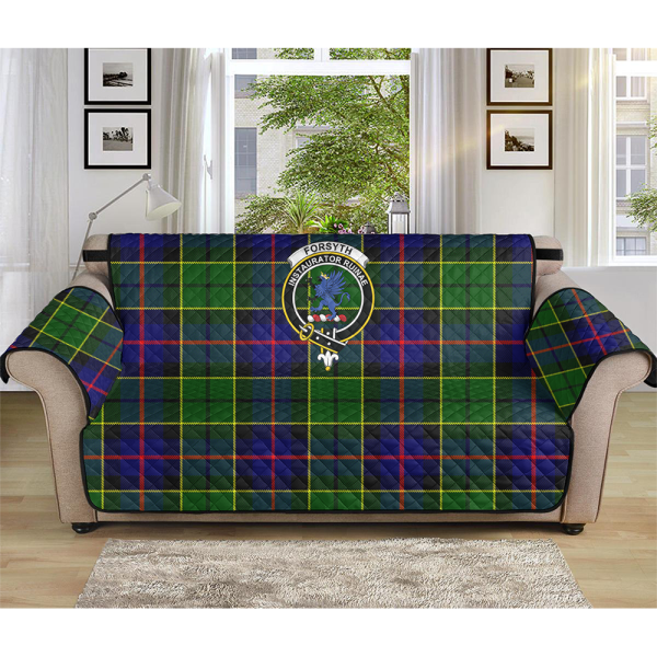Forsyth Modern Tartan Crest Sofa Protector Online - Image 3