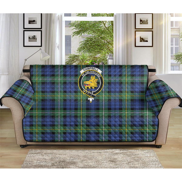 Campbell Argyll Ancient Tartan Crest Sofa Protector on Sale - Image 3