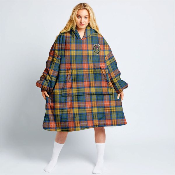 Buchanan Ancient Tartan Hoodie Blanket For Cheap