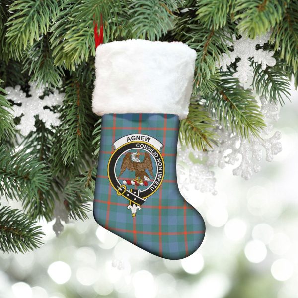 Agnew Ancient Tartan Crest Christmas Stocking Hot on Sale - Image 5
