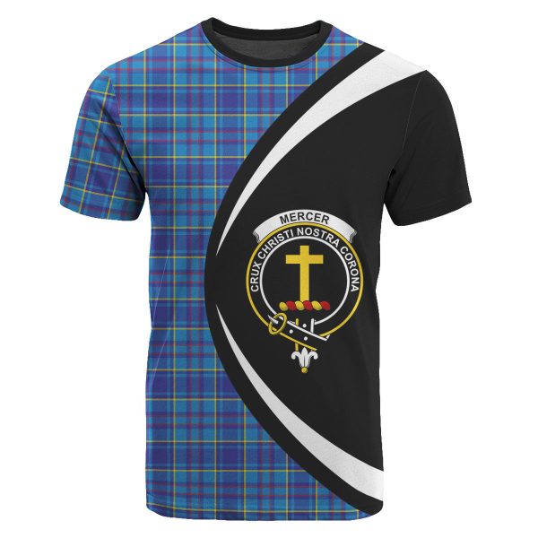 Mercer Modern Tartan Crest T-shirt - Circle Style Discount