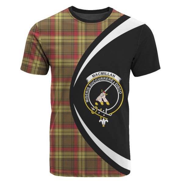 MacMillan Old Weathered Tartan Crest T-shirt - Circle Style Online now