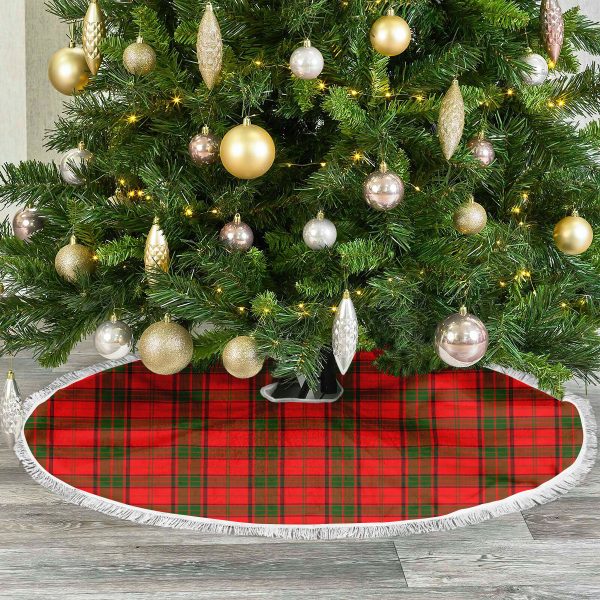 Adair Modern Tartan Christmas Tree Skirt For Discount - Image 3