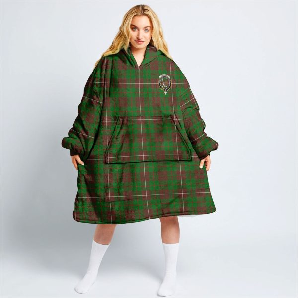 MacKinnon Hunting Modern Tartan Hoodie Blanket Online Sale